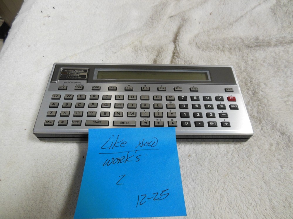 Tandy TRS-80 Pocket Computer. working