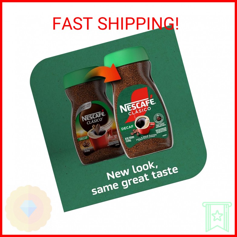 Nescafe Clasico Decaf, 7 Ounce Jar