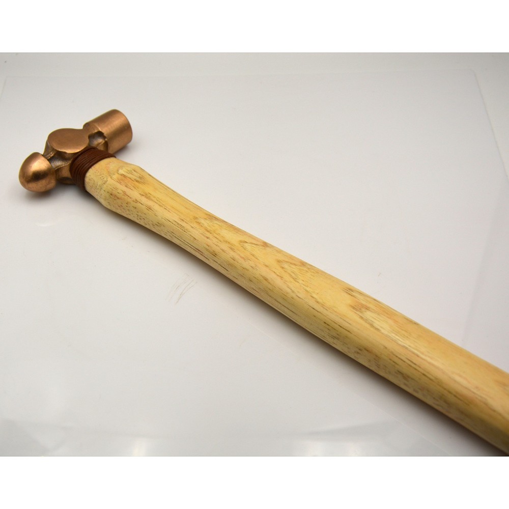 Copper Ball-Peen Hammer for Engine Models | Walnut Handle, Precision Tool