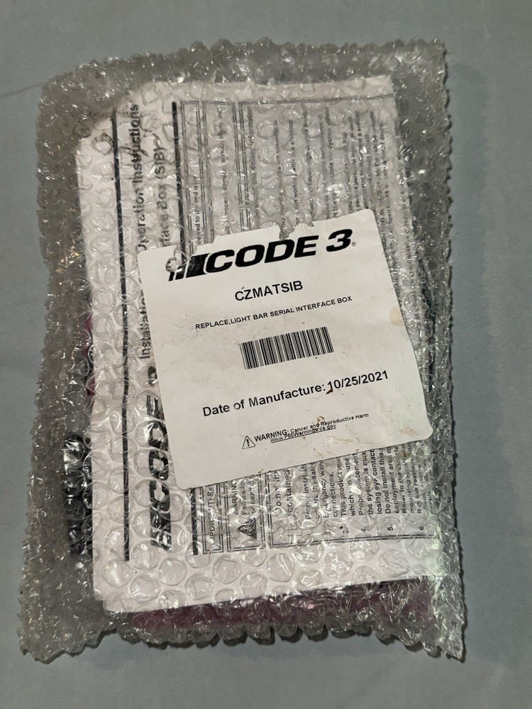 Code 3 CZMATSIB Matrix System SIB Box for Controlling Code 3 Matrix Devices