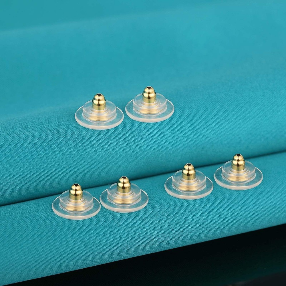 Earring Backs, Hypoallergenic 3pairs Earring Backs Replacements for Studs/Dro...