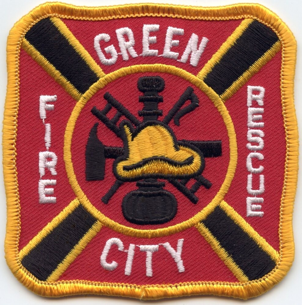 GREEN CITY OHIO FIRE RESCUE FIRE PATCH