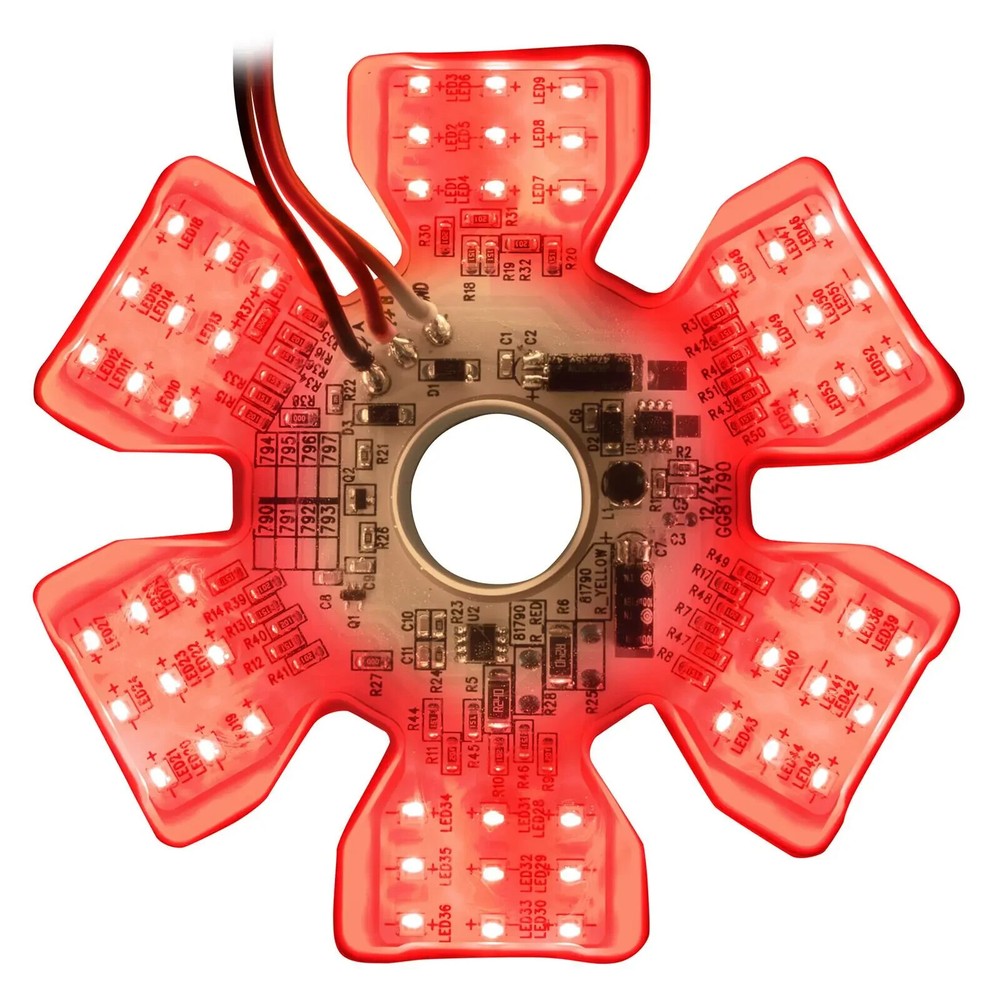 (1) Red/Blue 54 LED Duel Function Air Cleaner Light For Peterbilt Kenworth
