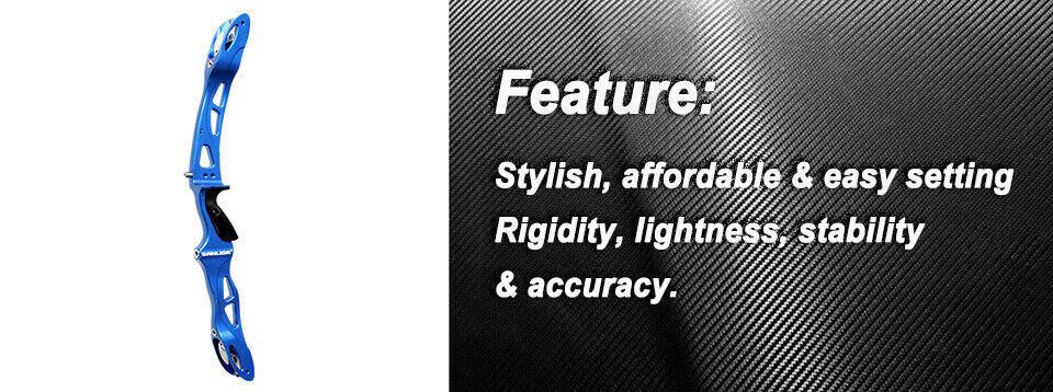 X9 25''Intermediate Recurve Bow Riser ILF Riser Target Bow Riser Shooting Hunt