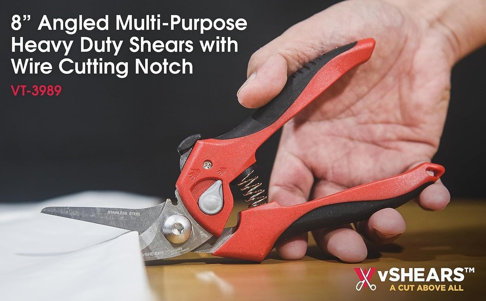 VT-3989 vSHEARS 8" Multi-Purpose Angled Shears by Vampire Tools