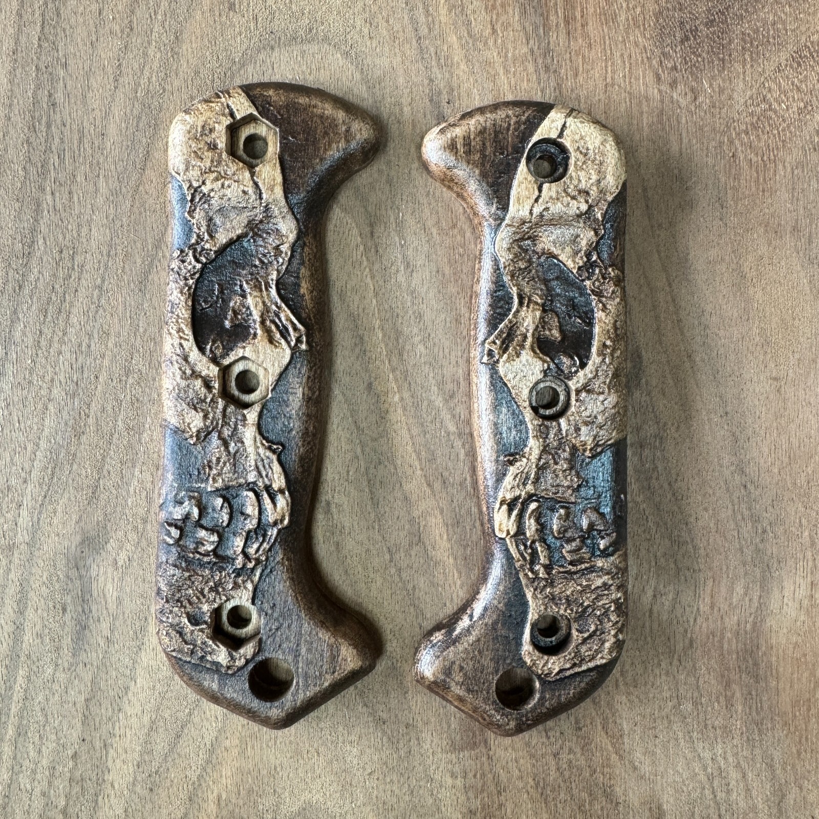 Shadowskull scales for Ka-Bar Becker bk-2 bk-7 bk-9 etc / made in USA