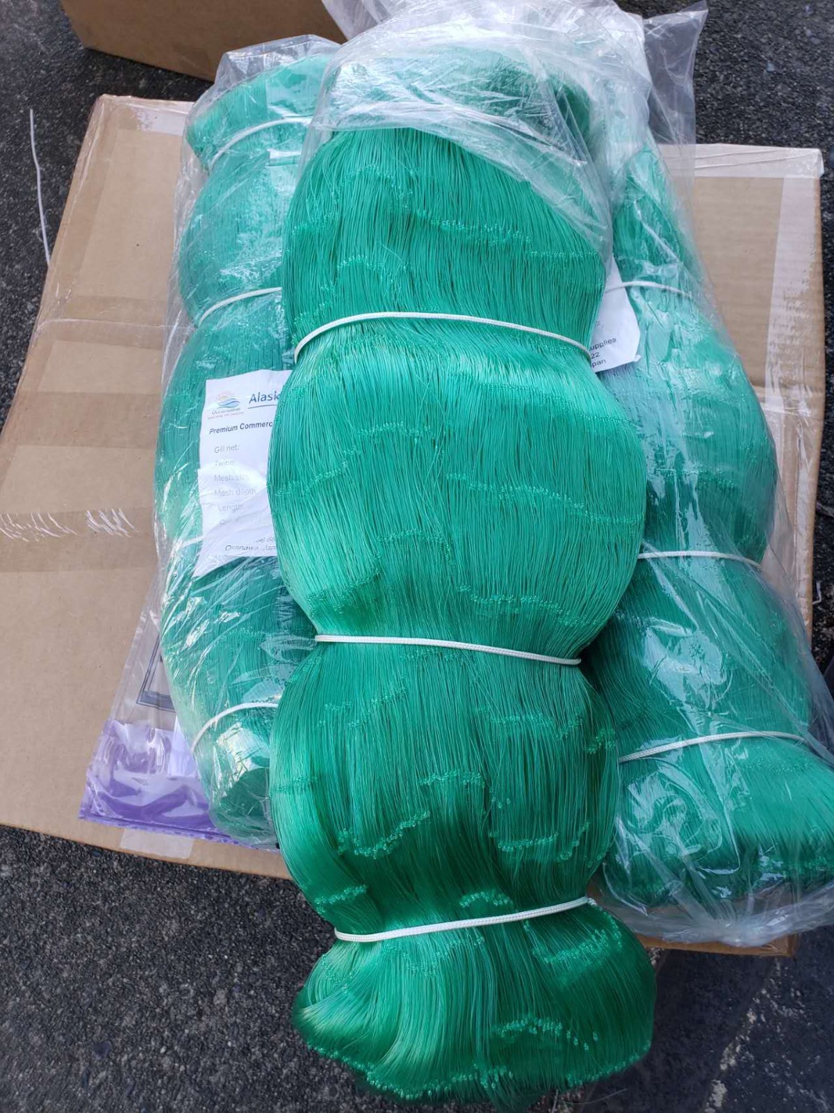 3 inch 50 mesh ( 13ft_deep ) 600ft Monofilamen / Premium Commercial Fishing Net