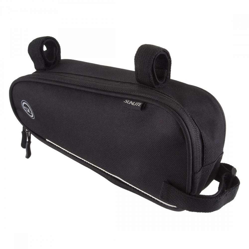 Sunlite EpicTour Small Hook and Loop Frame Bag with Reflective Accents &