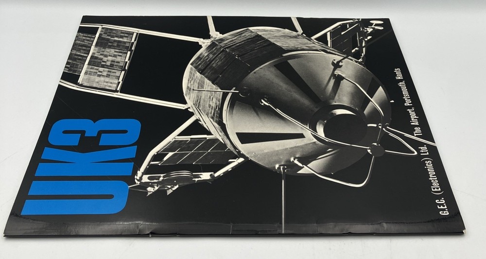 UK3 Satellite GEC Electronics Booklet Space Exploration Technology Aeronautics
