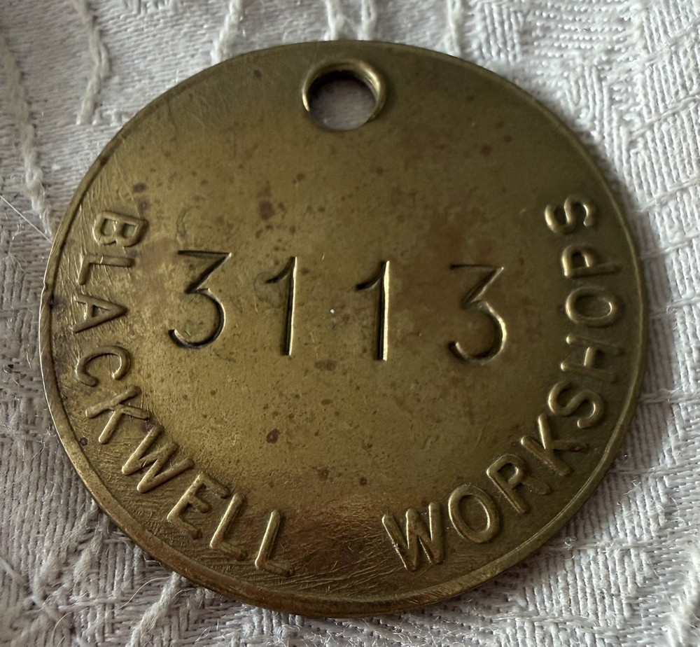 Blackwell Workshops  - Miners Brass Check - Mining Interest