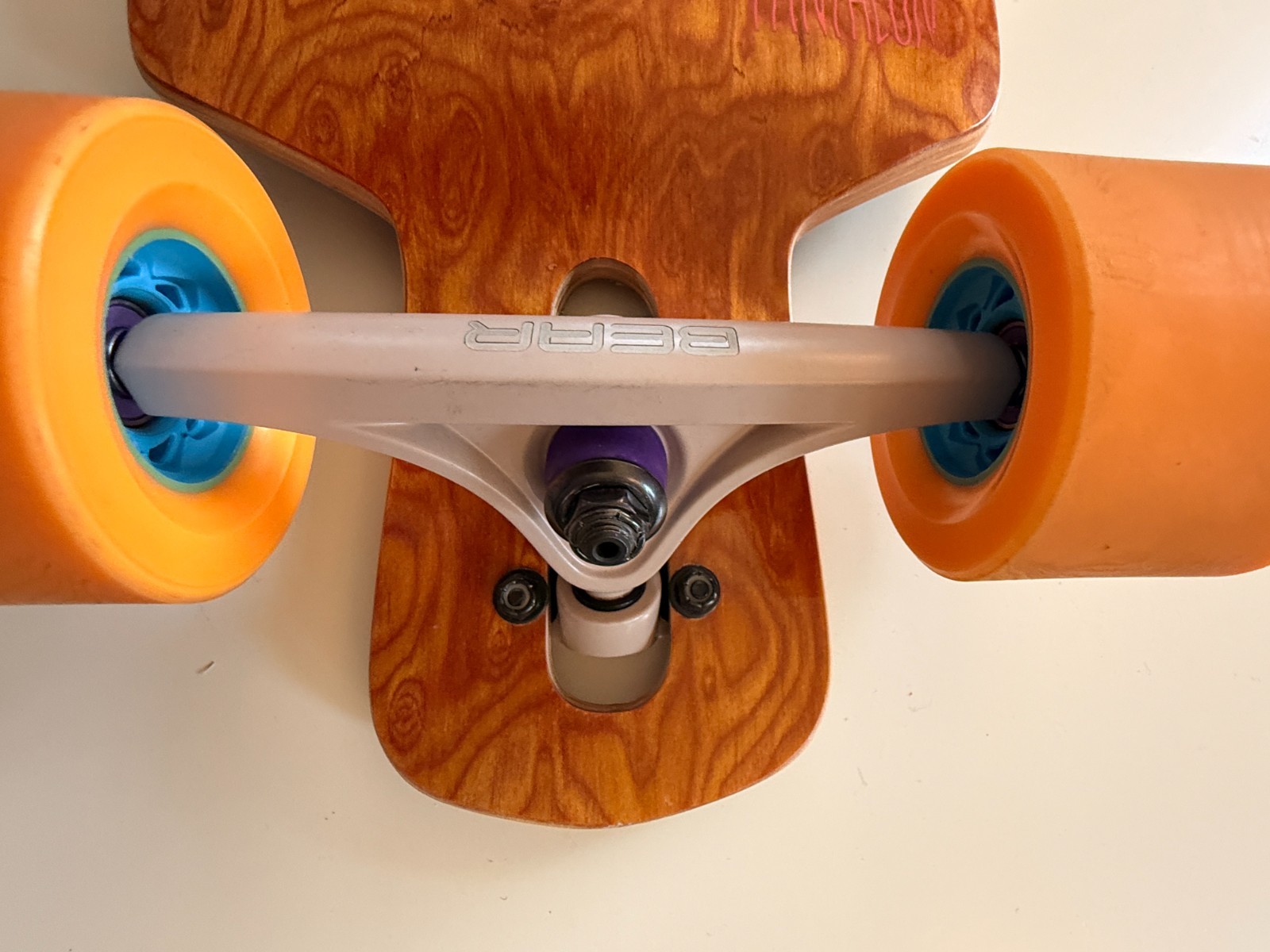 Pantheon Quest Longboard Complete Bear Gen 6 155 Seismic Alpha LDP Mango -Extras