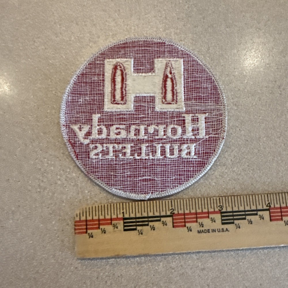 Vintage Hornady Bullets Ammunition Firearms Patch