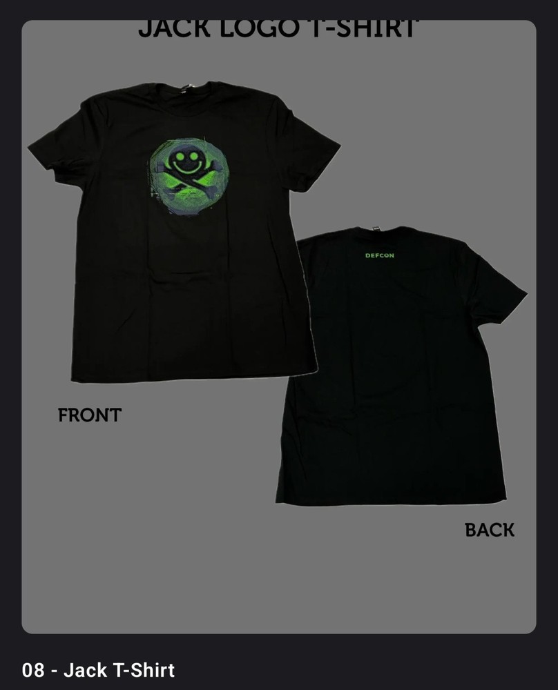 Defcon 33 Badge and Shirts Bundle + MORE!