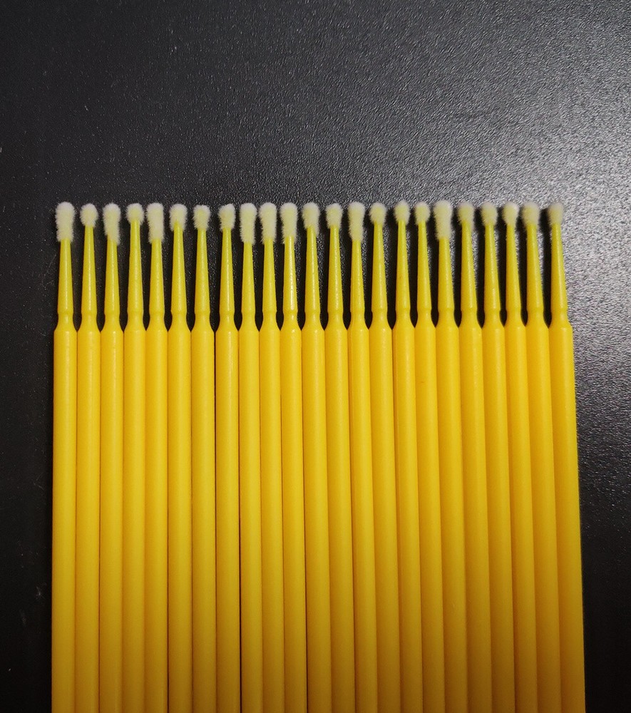 100Pcs Micro Brushes Applicators Microbrush Dental Regular Fine Super Fine Eye