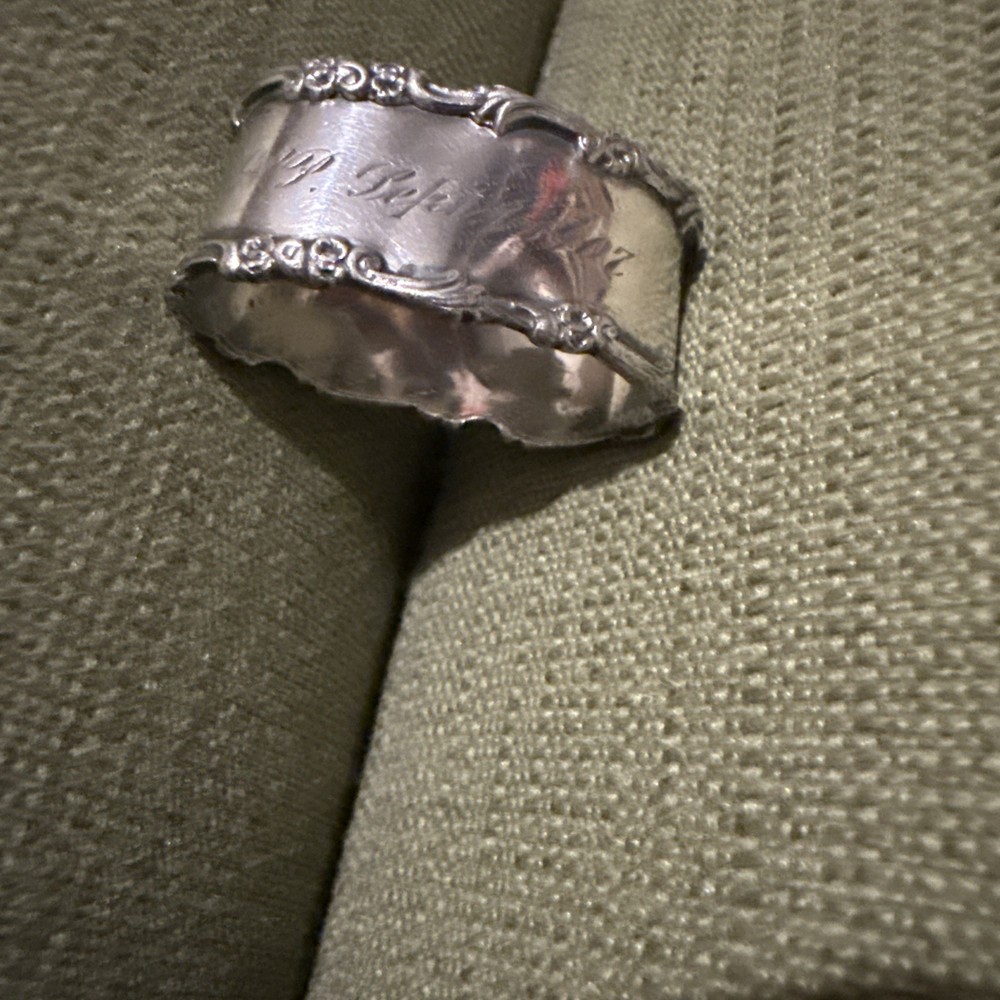 MNP Napkin Ring Silver 1907
