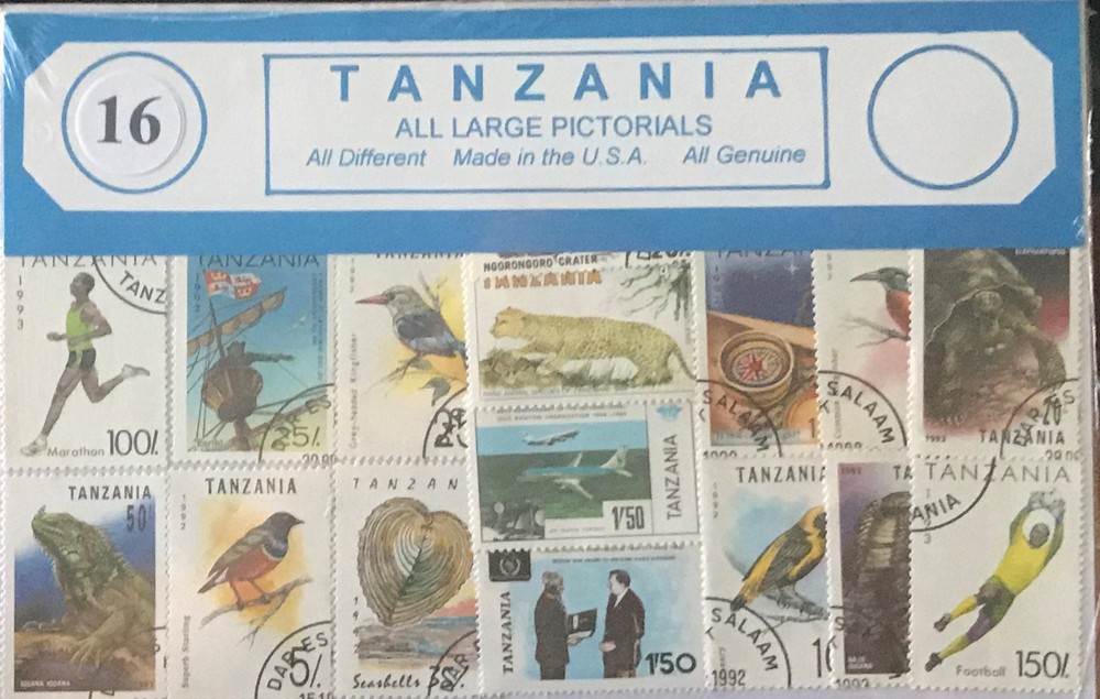 Stamp Packet - Tanzania