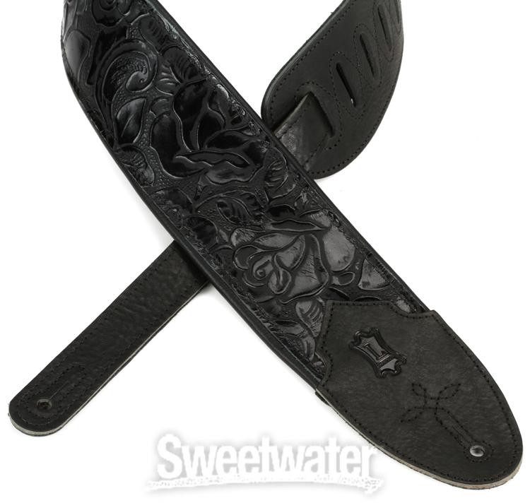 Levy's M4WP-007 Garment Leather Guitar Strap - Black