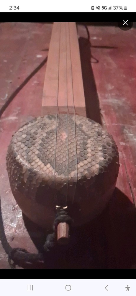 Chinese vintage 3 string guitar