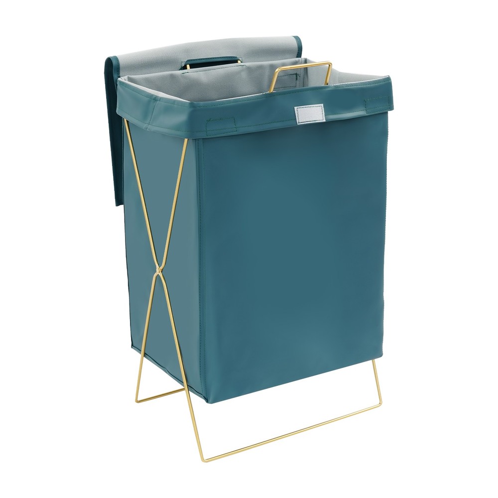 Foldable Laundry Hamper X-Frame Laundry Basket Dirty Clothes Basket with Lid