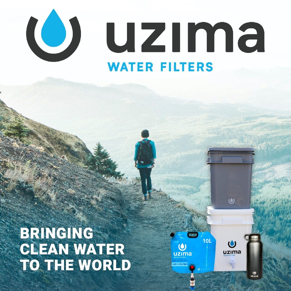 Uzima D-Prep+ Collapsible Water Filtration System – 10L Gravity Filter