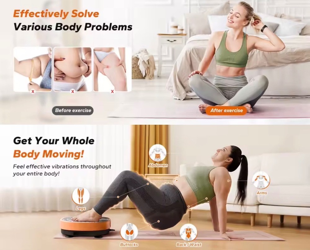 Vibration Plate Exercise Machine Vibration Plate Lymphatic Drainage Massager