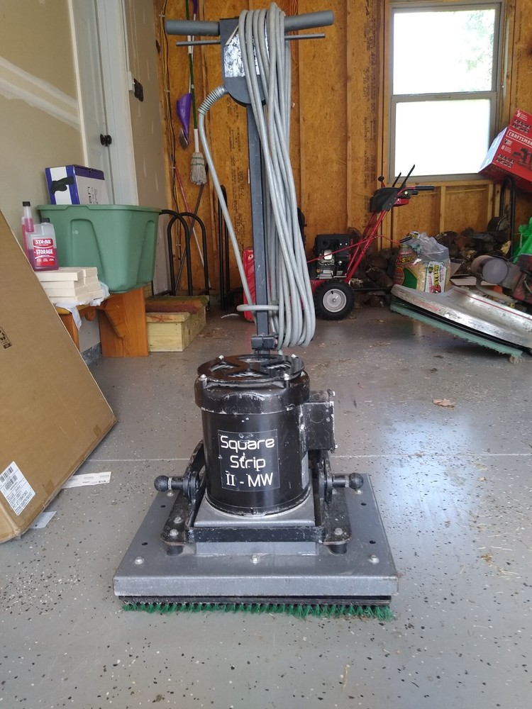 Square Strip Floor Scrubber