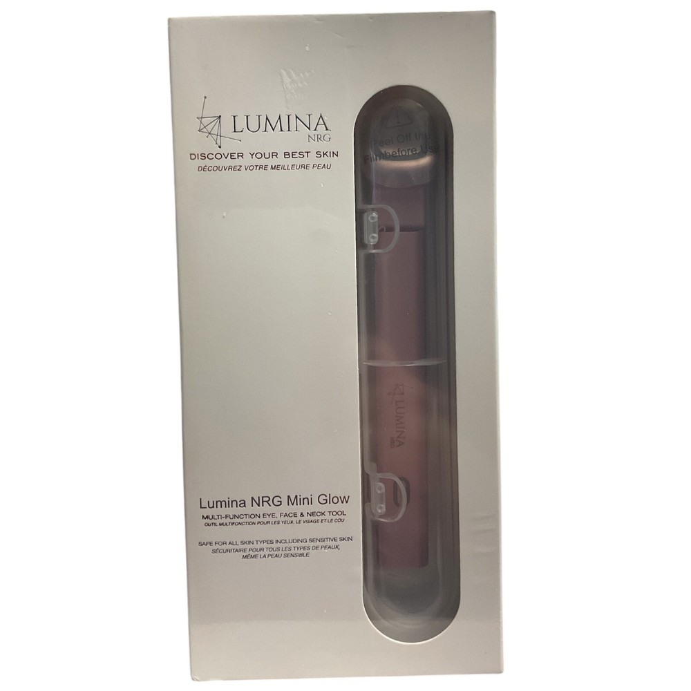 NEW Lumina NRG Mini Glow Red Light Face Therapy Device Multi-Function Tool 6572