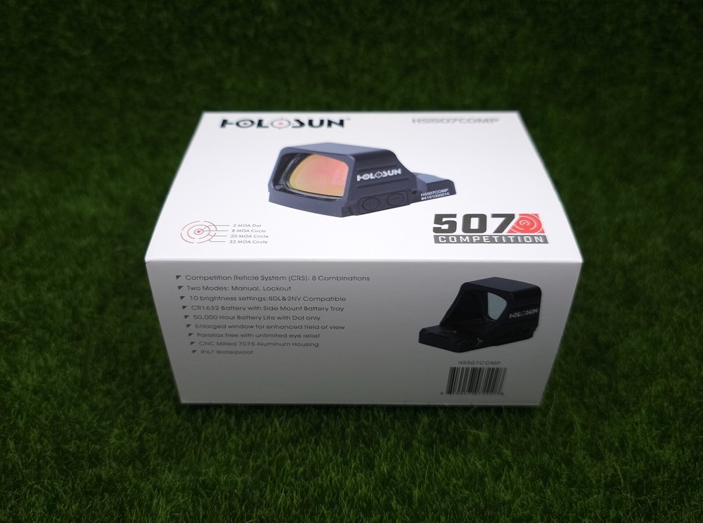 Holosun Competition Multi-Reticle System, Large Window Red Dot Sight #HS507COMP