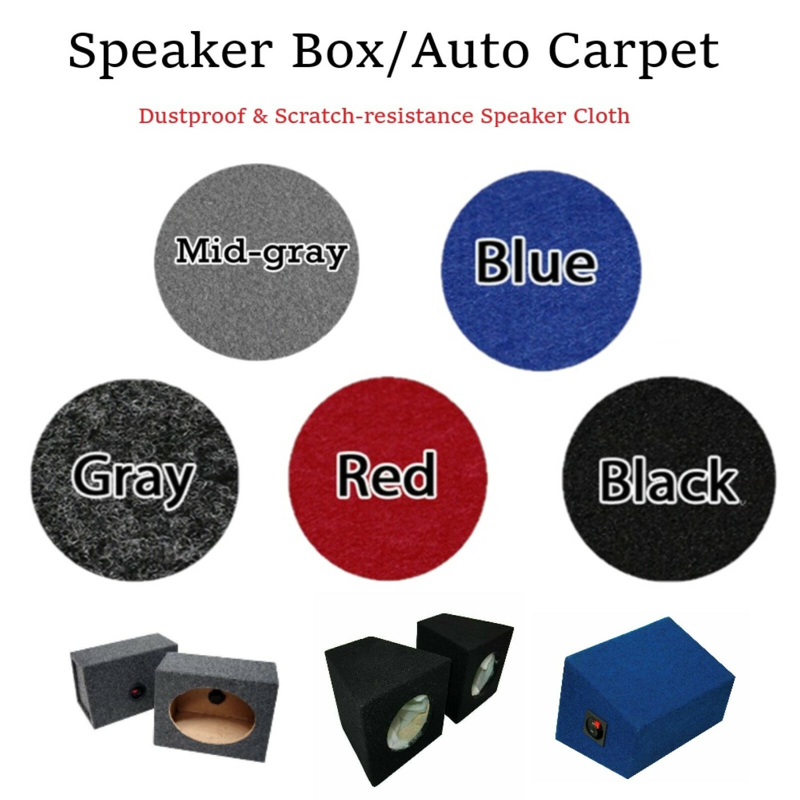 Carpet for Speaker Sub Box Home,Auto,RV,Boat,Marine,Truck&Car Trunk Liner Lot