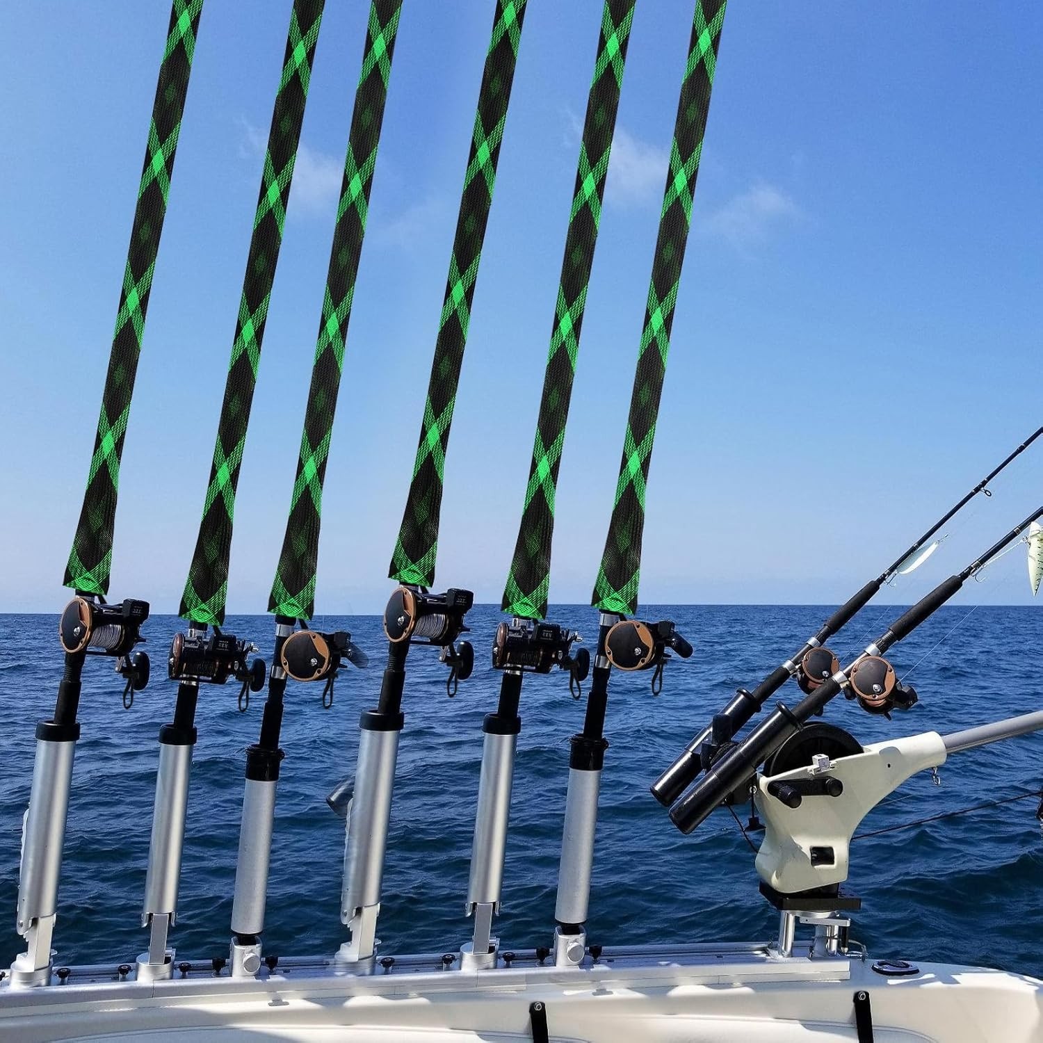 10PCS Fishing Rod Sleeve,Rod Socks for Fishing Poles, Fishing Rod Sleeves Sock C