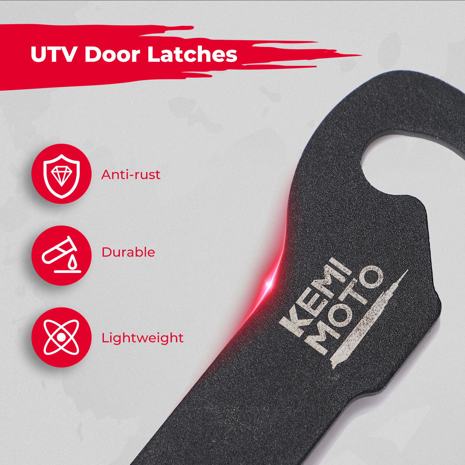 2PCS Door Latches Accessories Increased Air Circulation for Polaris RZR Pro XP