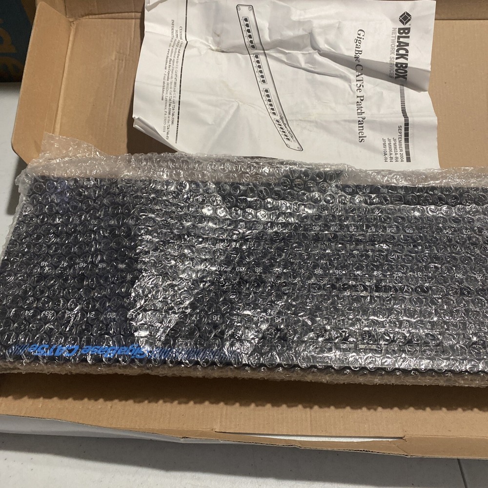 Black Box GigaBase CAT5e 96-Port Patch Panel- JPM910A-R4