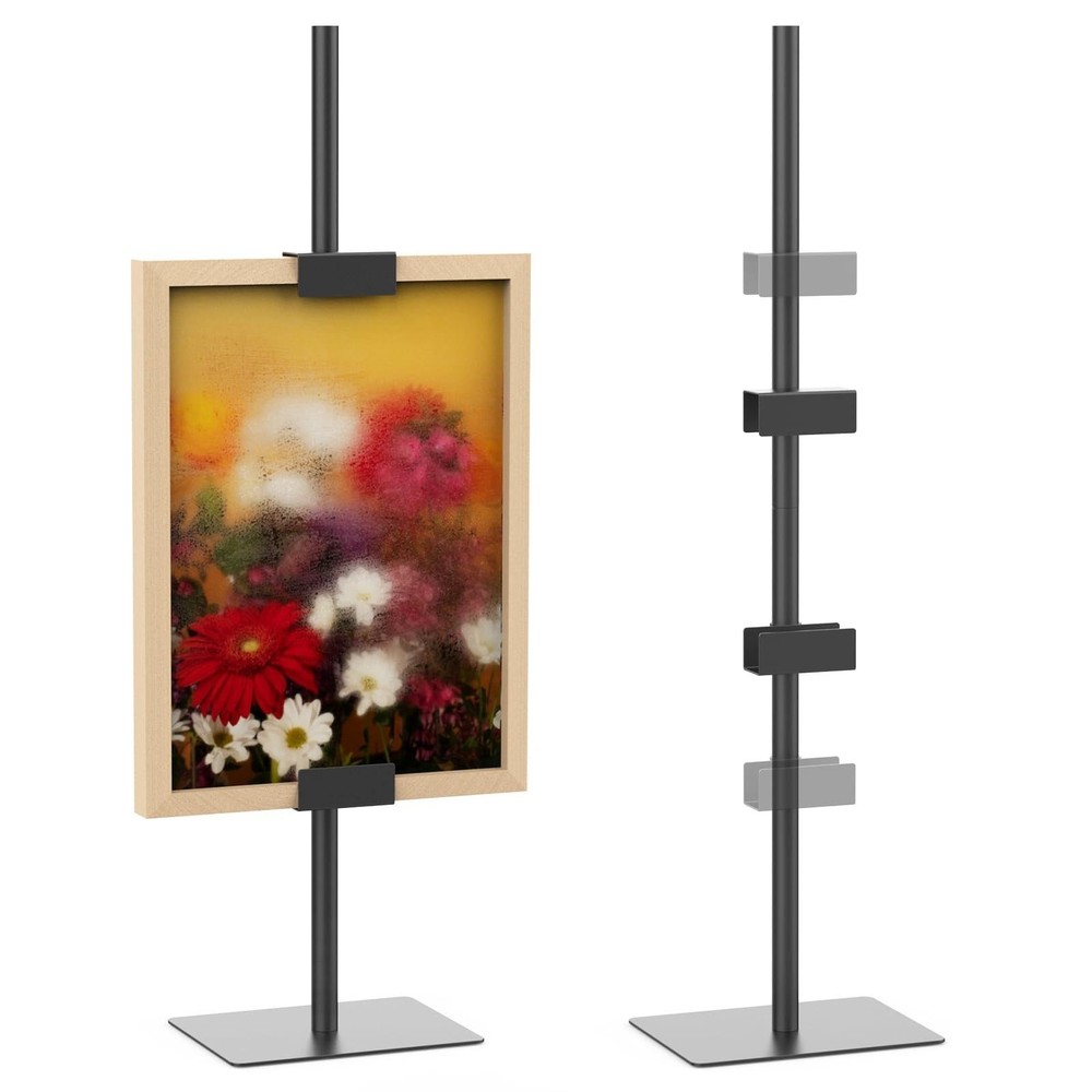 1PCS Tabletop Picture Frame Stand,Heavy Metal Base Adjustable Size Table Ease...