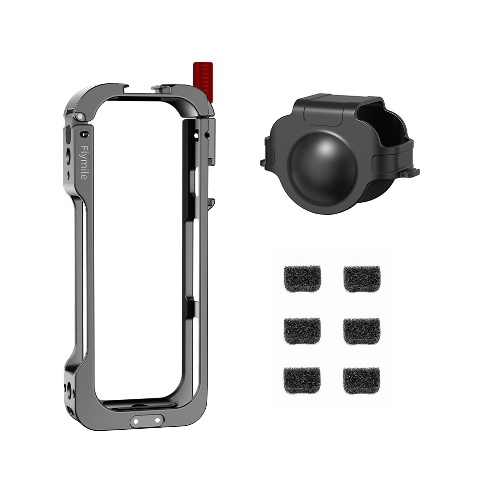 Metal Multifunction Utility Frame & Lens cover For Insta360 X5 Camera accessory