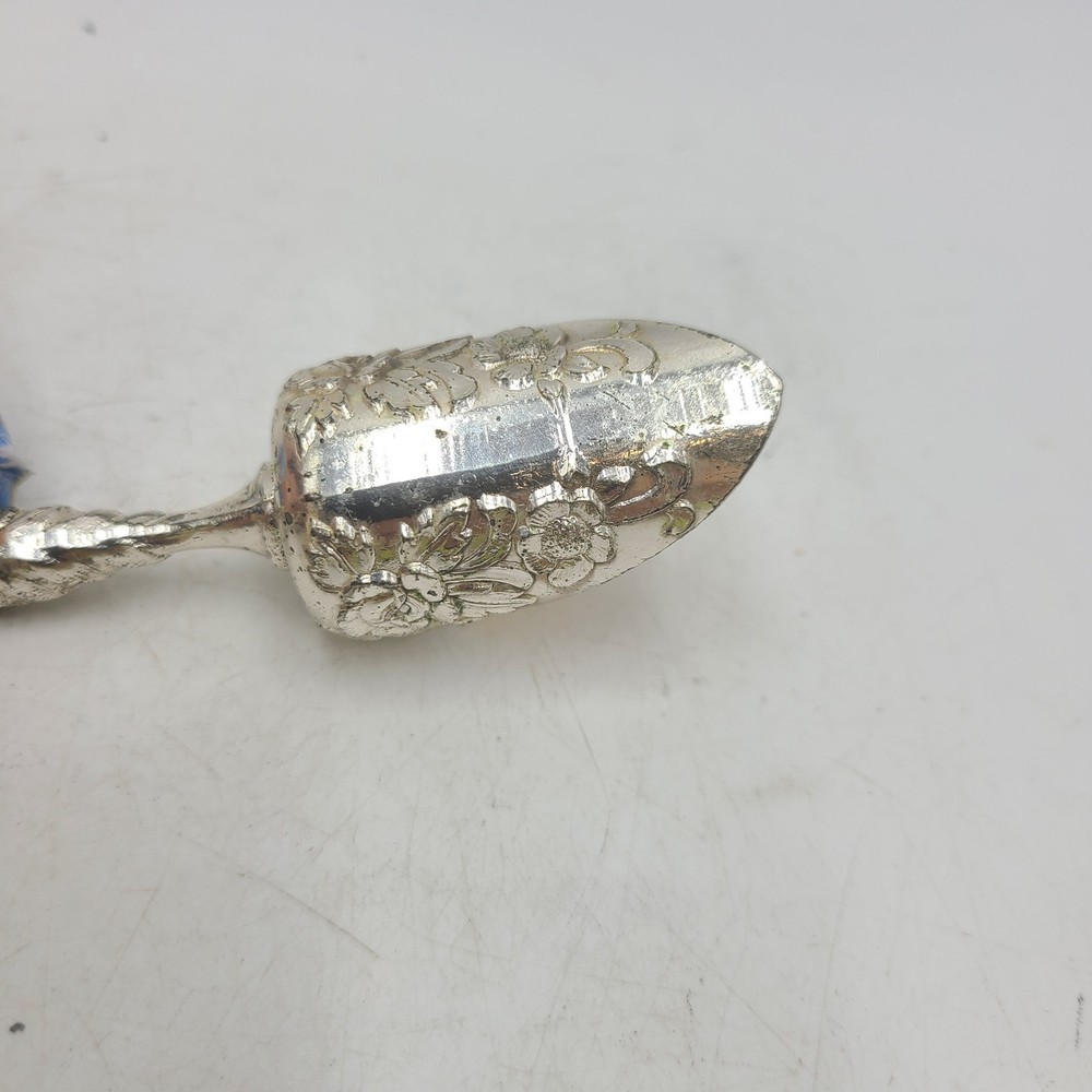 RAIMOND SILVER PLATE SUGAR SCUTTLE WITH SCOOP