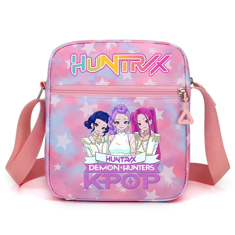 1 PC Random Kpop Devil Hunter Shoulder Bag For Kids