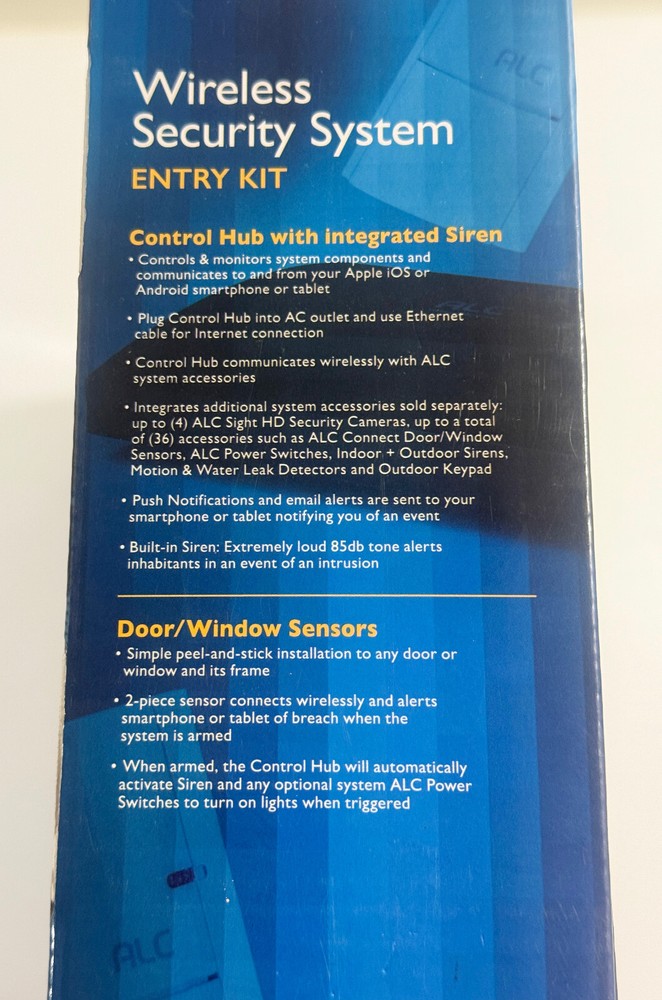 ALC Wireless Security System Entry Kit AHS612