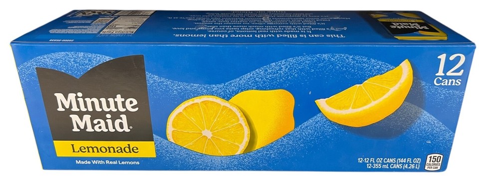 Minute Maid Lemonade 12 pack