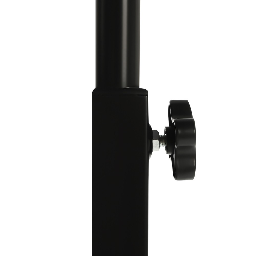 Rolling Laptop Desk Adjustable Height Computer Table Stand up Office Workstation