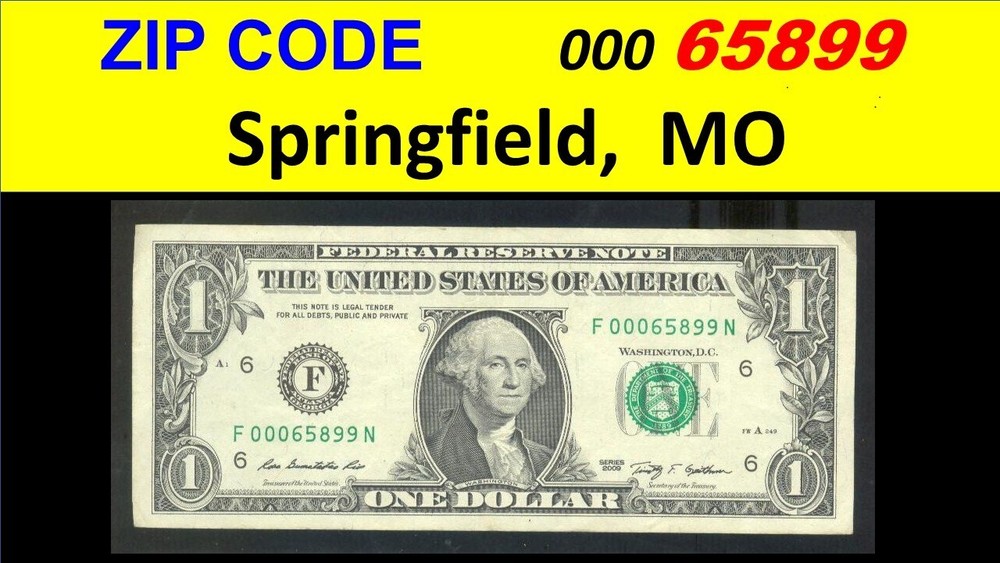 ZIP code == 65899 == SPRINGFIELD , MO == cool note ~~ ~~ ~~ 00065899