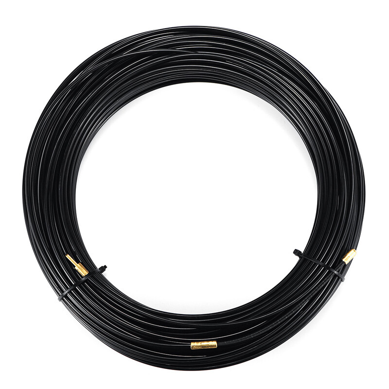 40M Fish Tape Wire Puller Through Wall Wire Threader Cable Fastener Rope Dia 3mm