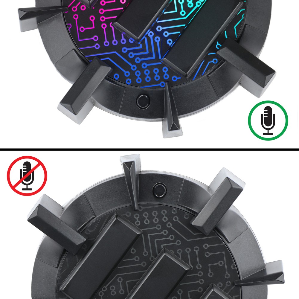 ENHANCE Microphone for PC with USB Plug, Mute Button Compatible with PC, PS5