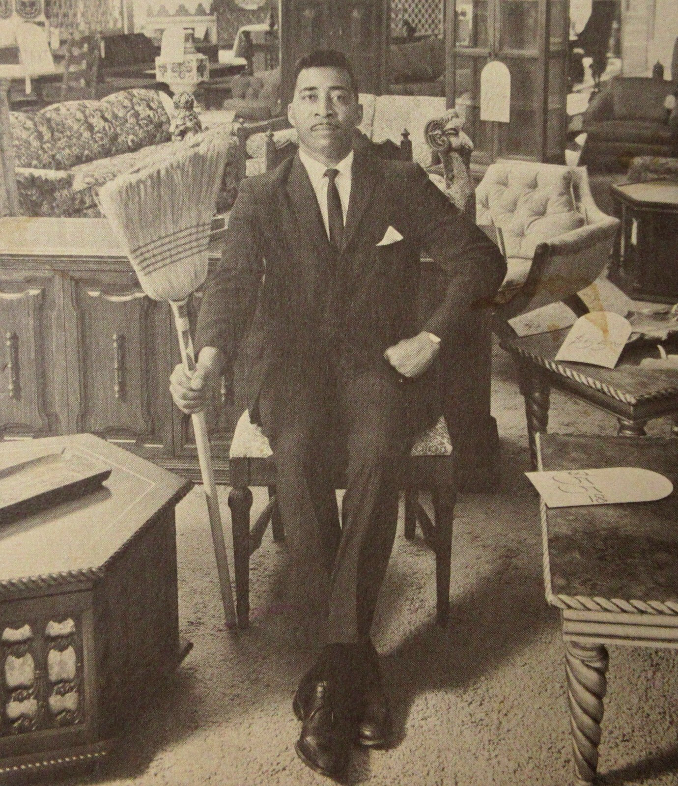 Wilder's Furniture Store Advertising Mailer Black Salesman Los Angeles CA 1968