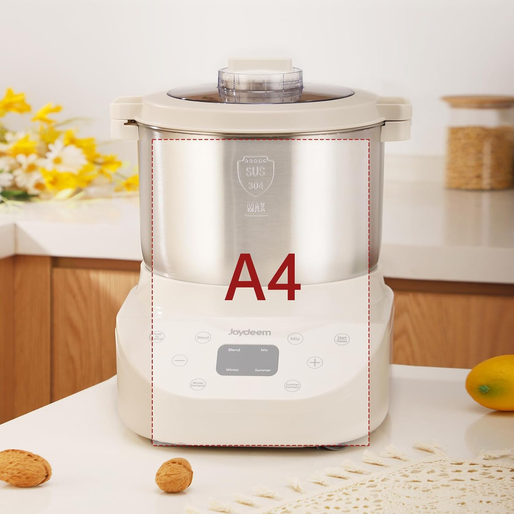 Joydeem Electric Dough Maker, 9.5Qt with Winter & Summer Fermentation, Dual Func