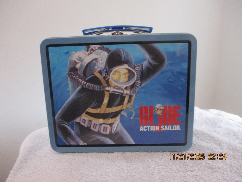 GI JOE ACTION SAILOR TIN LUNCHBOX