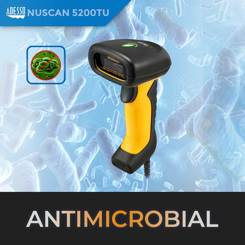 NuScan 5200T USB 2D Industrial Handheld Barcode Scanner