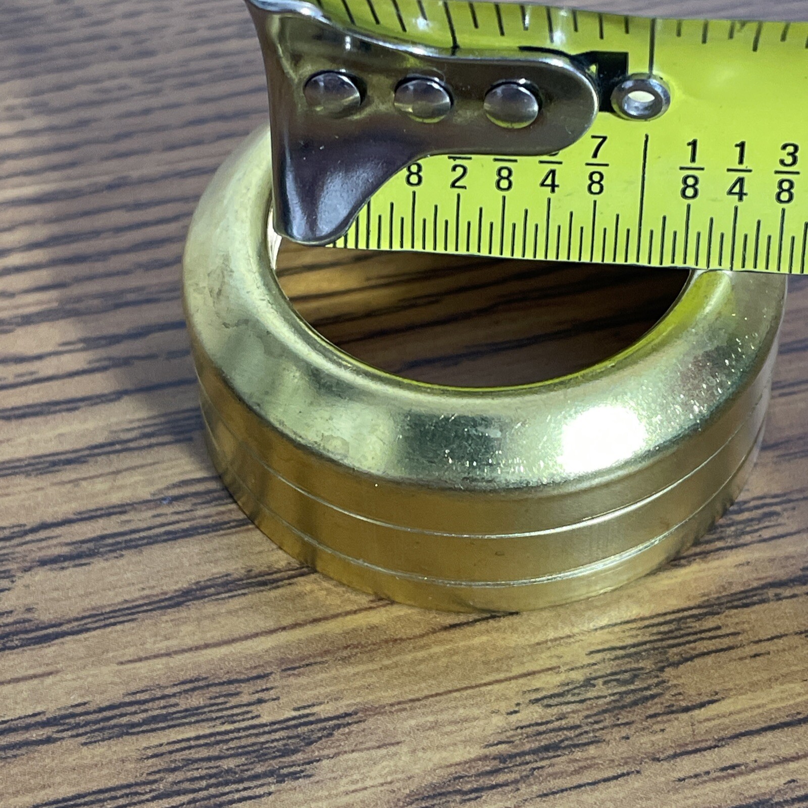 Solid Brass #2 BURNER COLLAR Oil Lamp Replacement Part