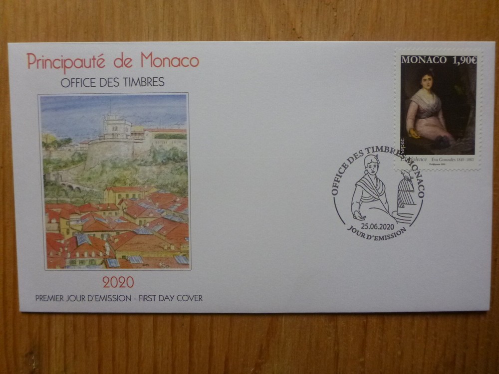 MONACO 2020 SEPAC- ARTWORK FDC FIRST DAY COVER