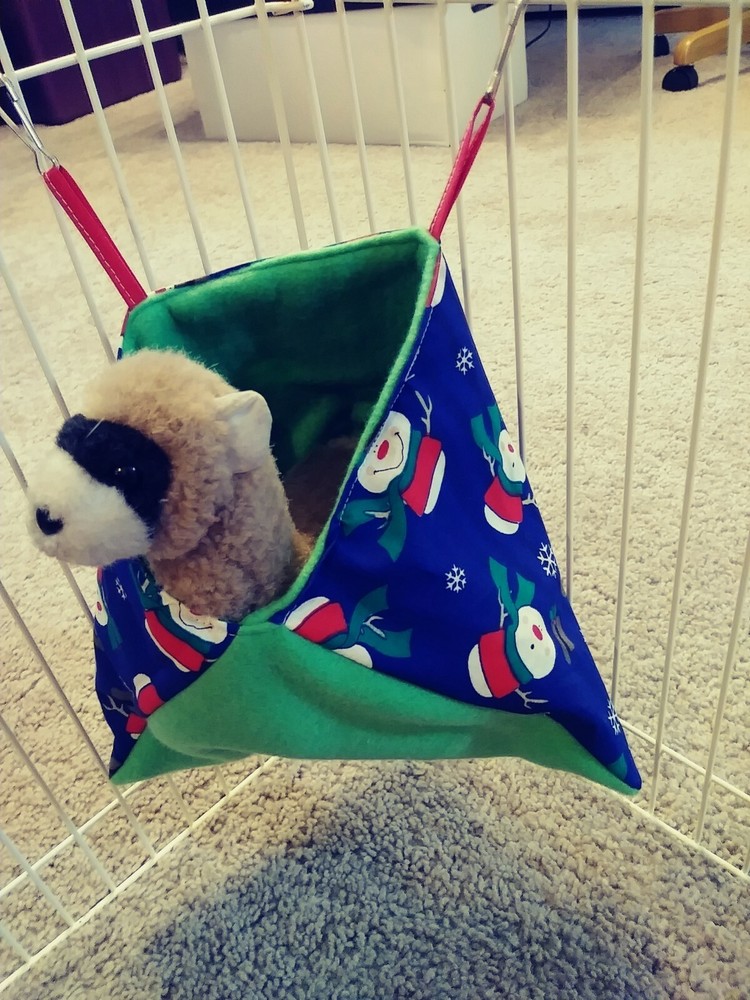Ferret Corner Sack - Christmas / Winter Snowmen Pattern