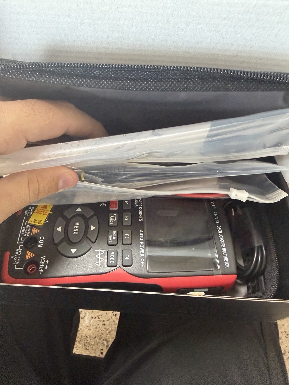 50MHz 3-in-1 Digital Multimeter & Oscilloscope, High-Precision Voltag...